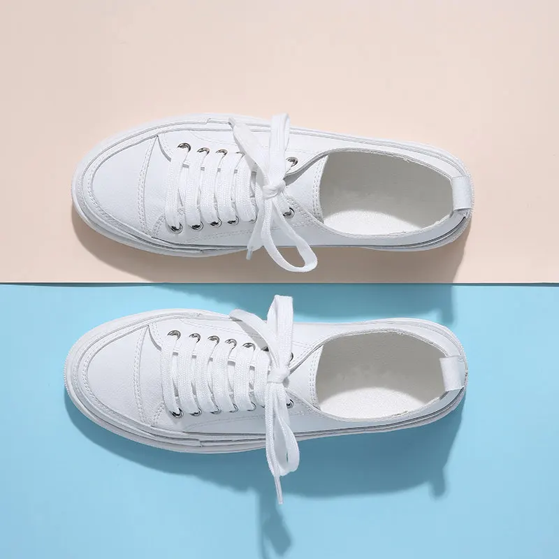 

Spring And Autumn Large Size Shoes 42 Korean-style Sports Casual Shoes White WOMEN'S Shoes Trend Slimming Students Shoes Women