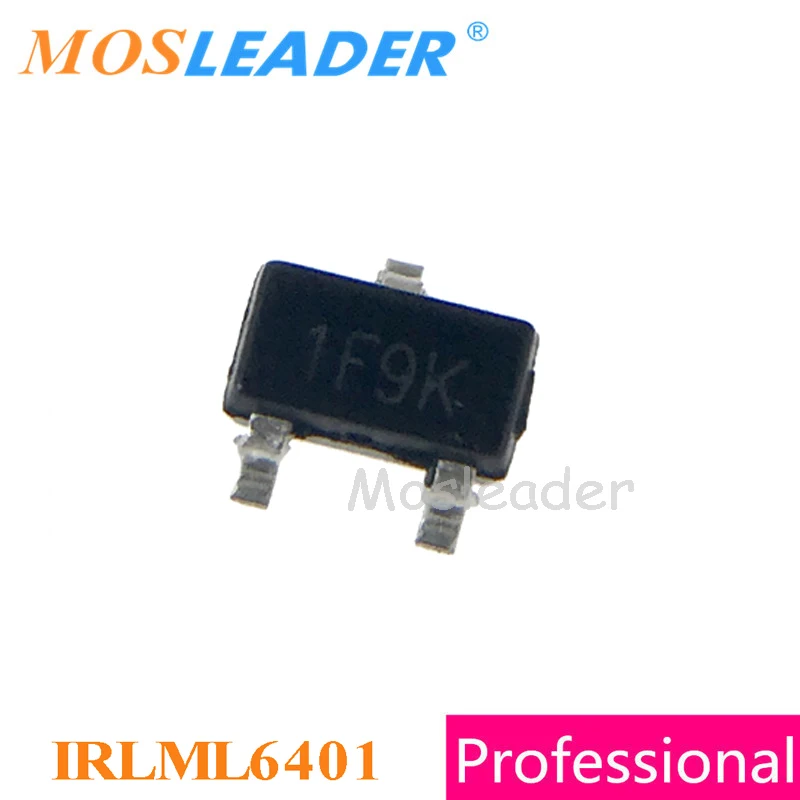 

Mosleader IRLML6401 SOT23 3000PCS IRLML6401TR IRLML6401TRPBF IRLML6401PBF P-Channel 12V Rds=65mR 90mR Chinese High quality