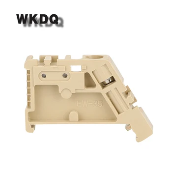 

10pcs EW35 Equivalent to WEIDMULLER Din Rail End Stopper Clamp Terminal Block Connector