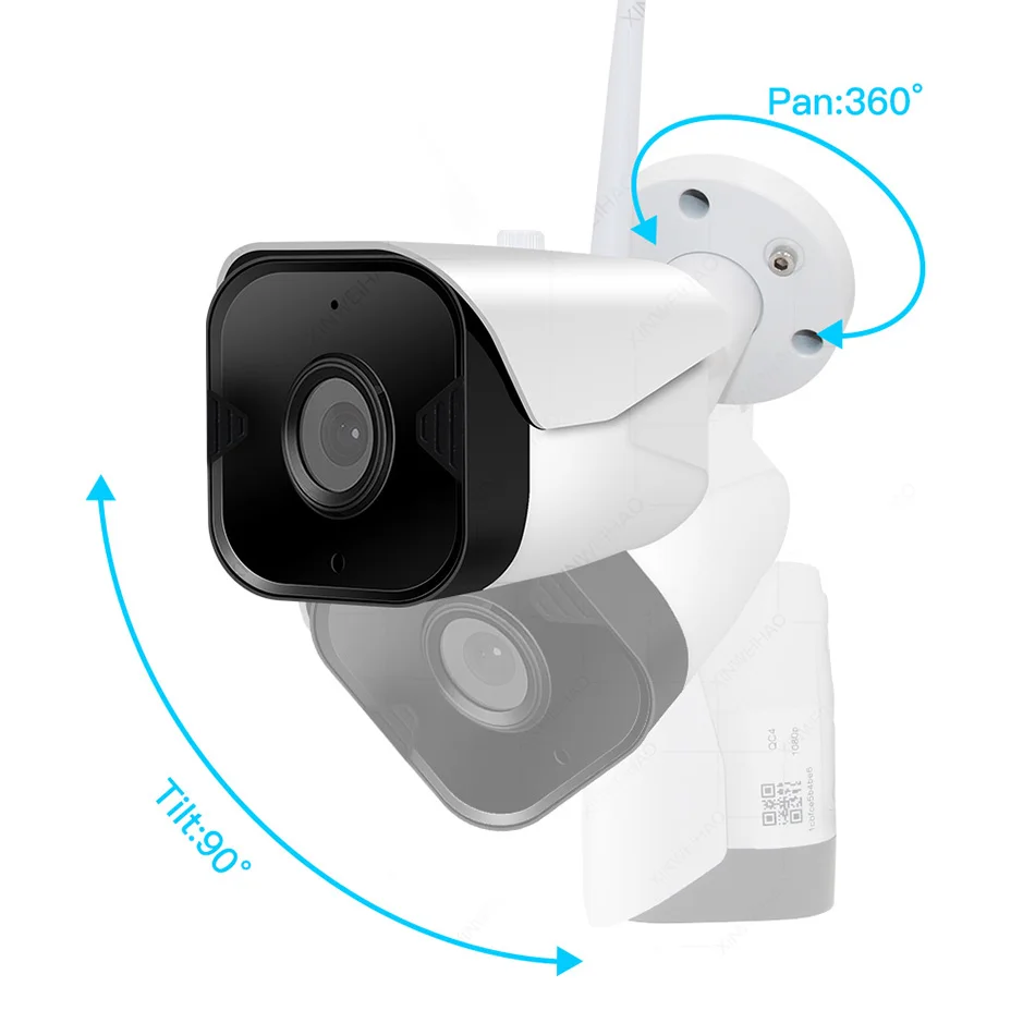 2MP IP камера Wifi 1080P Беспроводная камера Проводная P2P CCTV пулевидная камера наруэного наблюдения ночного видения с Miscro sd-слотом для карт Max 128G