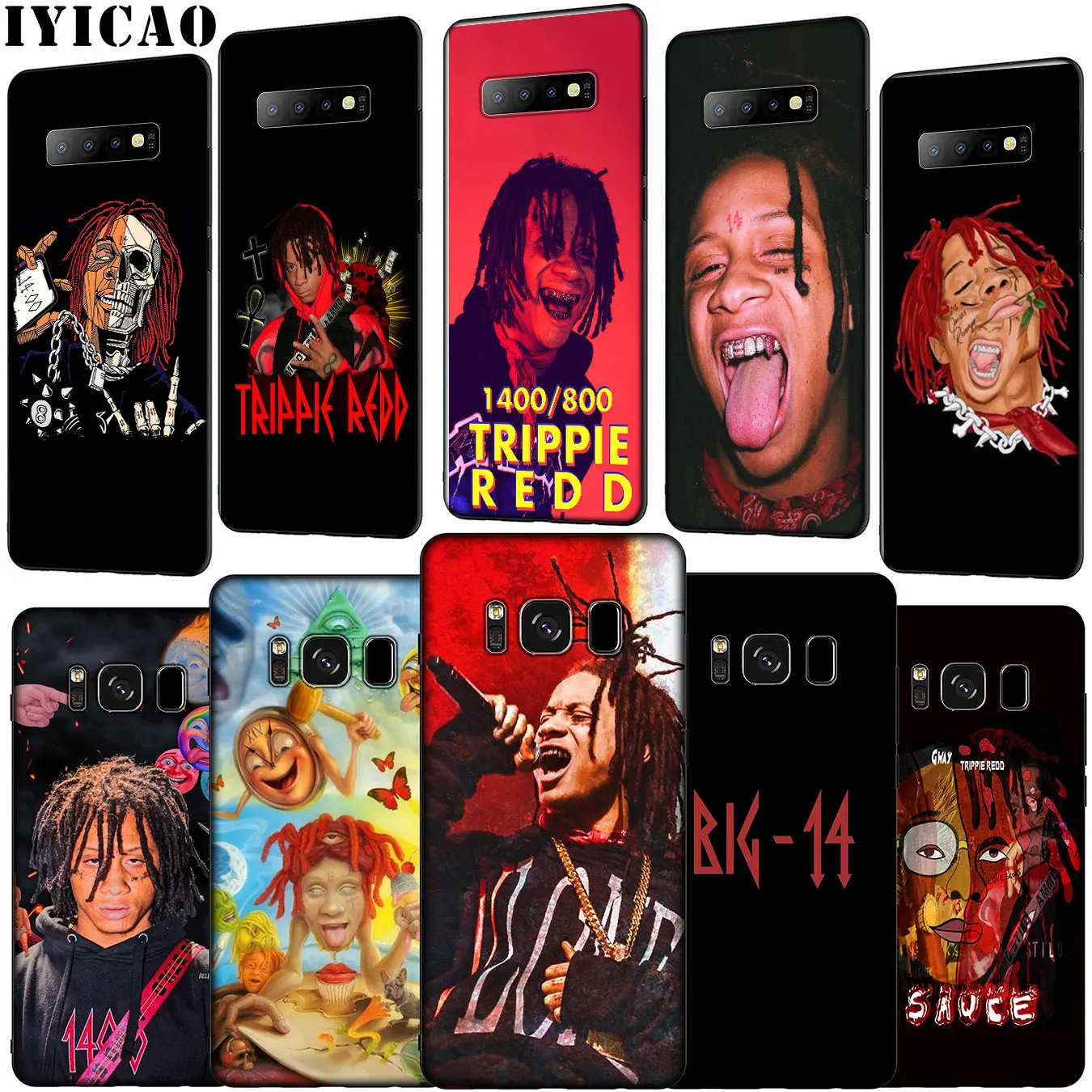 Мягкий силиконовый чехол для телефона IYICAO Trippie Redd singer Rap Samsung Galaxy S20 Ultra S10 Lite S9 S8 Plus S6