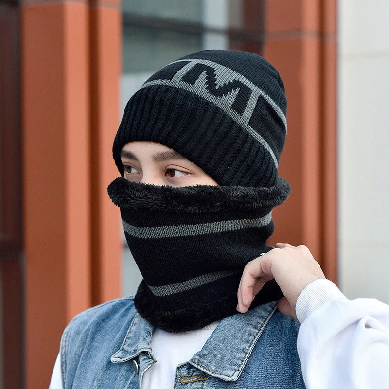 2 uds hombres sombrero de la bufanda de invierno suave de caliente espesar gorros, bufandas de deportes al aire libre senderismo hombre gorra sombrero|Los hombres de sombrero y gorros| - AliExpress