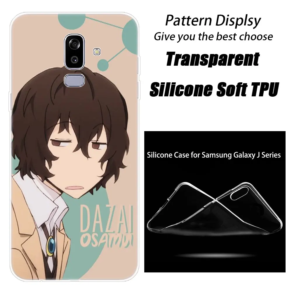 005 Роскошный чехол аниме бангоу страй собаки Dazai Osamu для samsung Galaxy J8 J7 J6 J4 J2 Core J3 J5 EU J4 Plus J7 Prime - Цвет: 005