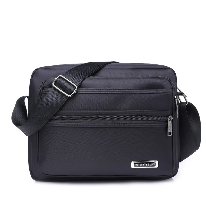 

New Style Oxford Cloth Men's Bag Cross-body Shoulder Bag Nylon Bag Waterproof Square Sling Bag Crossbody Bag