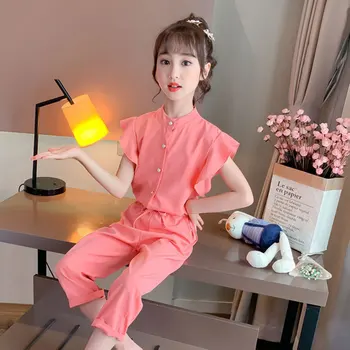 

Fashion Sale Toddler Girls Clothing Sets 2020 Summer Children Clothes T-shirt+Casual Pants 2 Pieces Outfits Kids Girls Suit