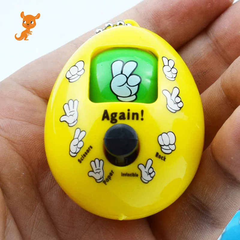 Семья игра рок Бумага ножницы играть игрушечный брелок игрушки из камня цепочка