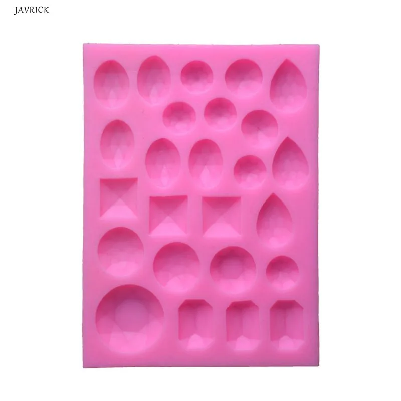 

Silicone Gem Shape Candy Mold Assorted Cabochon Gemstone Resin Epoxy Jewelry DIY
