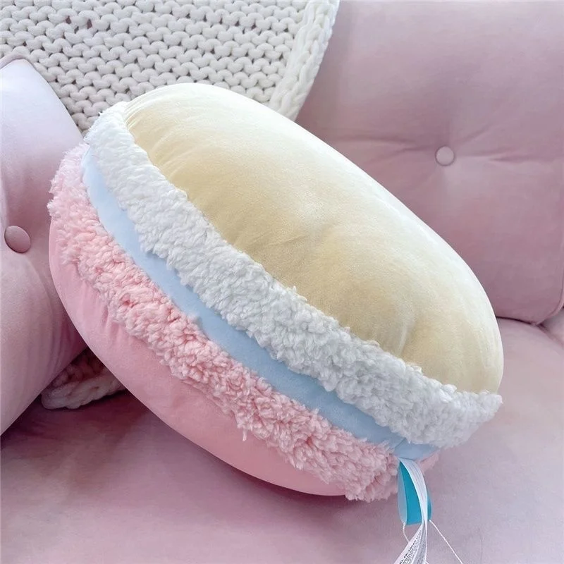 32-40cm Macarone Dessert Cushion Plush Pillow Bedside Sofa Chair Pillow Cushion Car Seat Cushion Christmas Floor Cushion