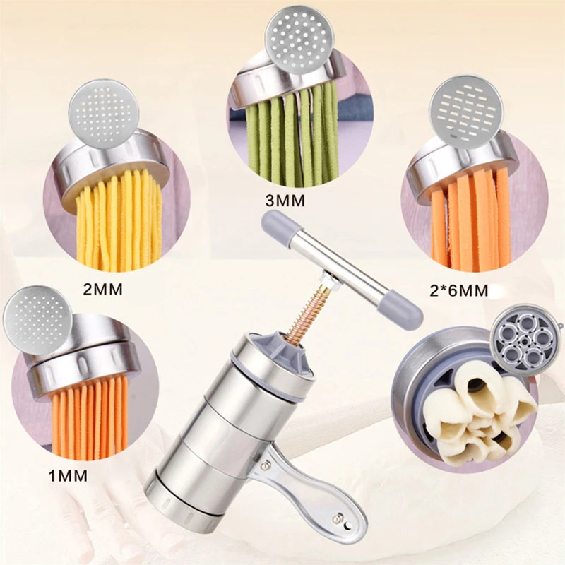 Manual-Noodle-Maker-Press-Pasta-Machine-Stainless-Steel-Fruits-Juicer-Cookware-Making-Spaghetti-Kitchenware