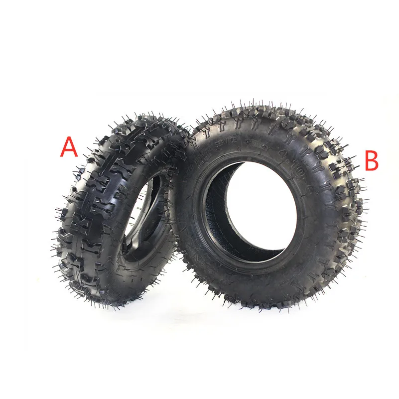 Free Shipping Good Quality Two Types of Tires 4.10-6 Inner and Outer Tyre Vacuum Tire Fit ATV Quad Go Kart 47cc 49cc Tire
