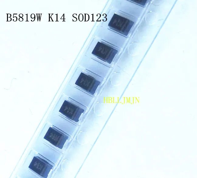 100 шт. 1N5819 B5819W IN5819 маркировки K14 SMD 1206 SOD-123 SOD123 ZJ