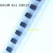 100 шт. 1N5819 B5819W IN5819 маркировки K14 SMD 1206 SOD-123 SOD123 ZJ
