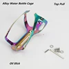 MTB Moutain Road Bike Alloy Colorful Oil Slick Dazzle Color Super Light Bicycle Water Bottle Cage Holder 2