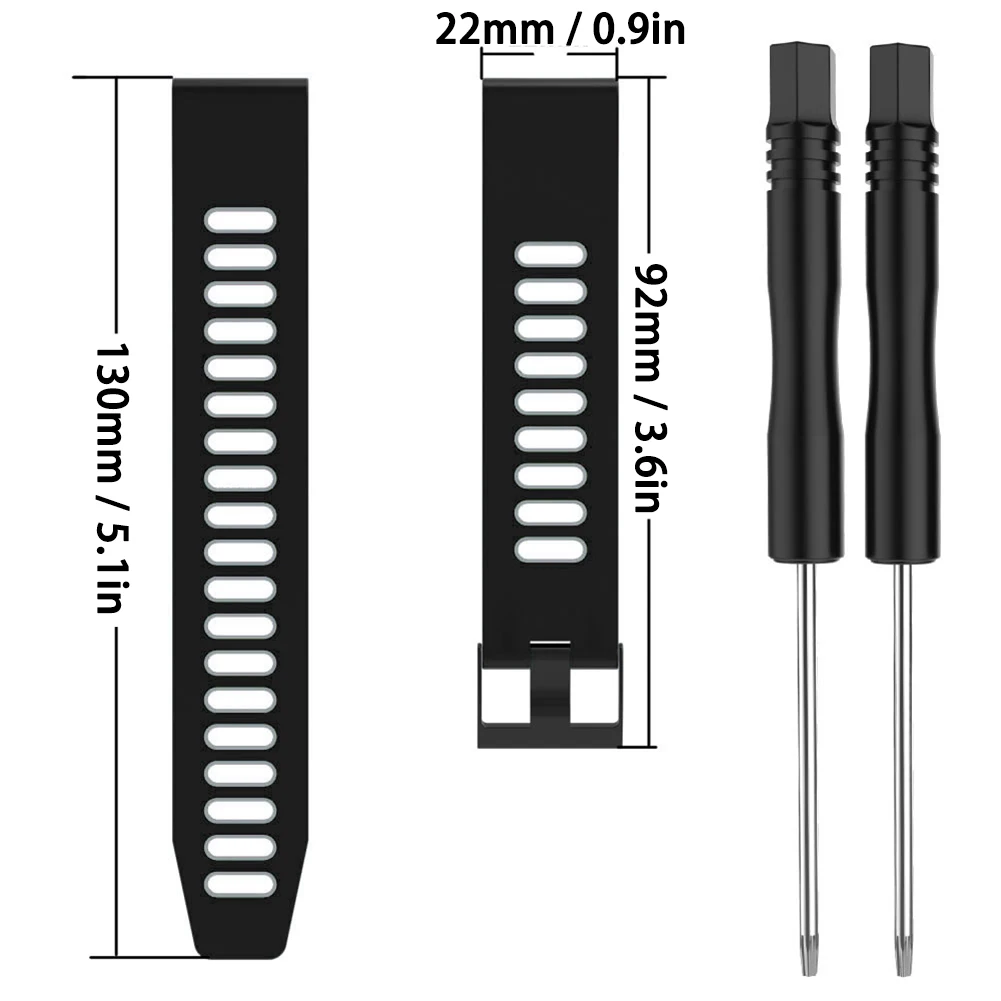 Dual 22mm Watch Band Strap with Screwdrivers for Garmin fenix5/5plus Forerunner 935 fenix 6 Dual 22mm Watch Band Strap with Screwdrivers for Garmin fenix5/5plus Forerunner 935 fenix 6