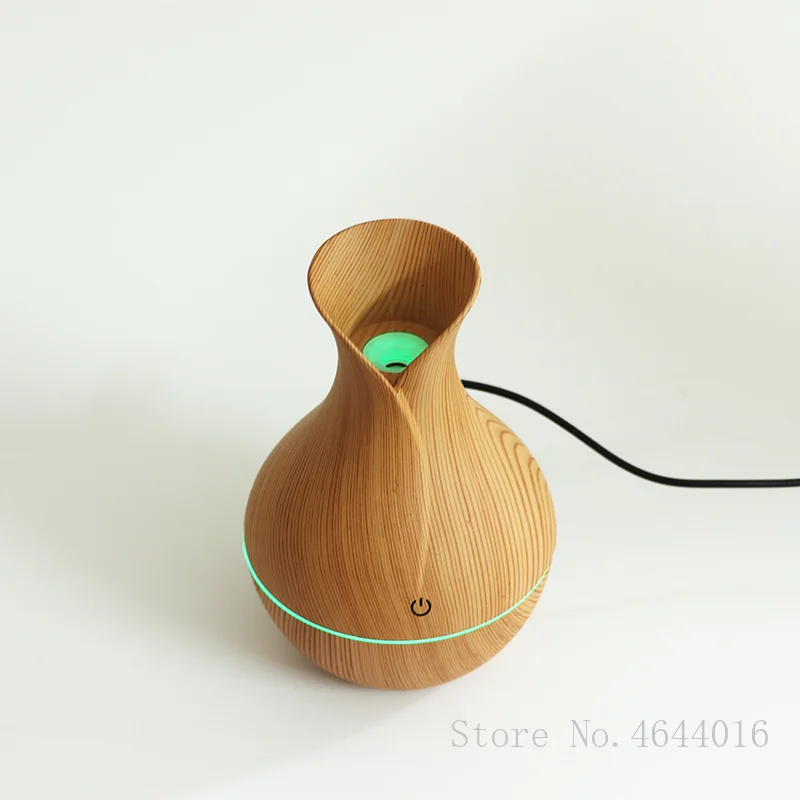 130ml USB Electric Aroma Air Diffuser Wood Ultrasonic Air Humidifier Essential Oil Aromatherapy Cool Mist Maker for Home Car