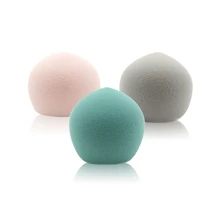 Гладкая поверхность микрофибры спонж для пудры Косметическая пуховка Влажная и сухая двойного использования косметический спонж