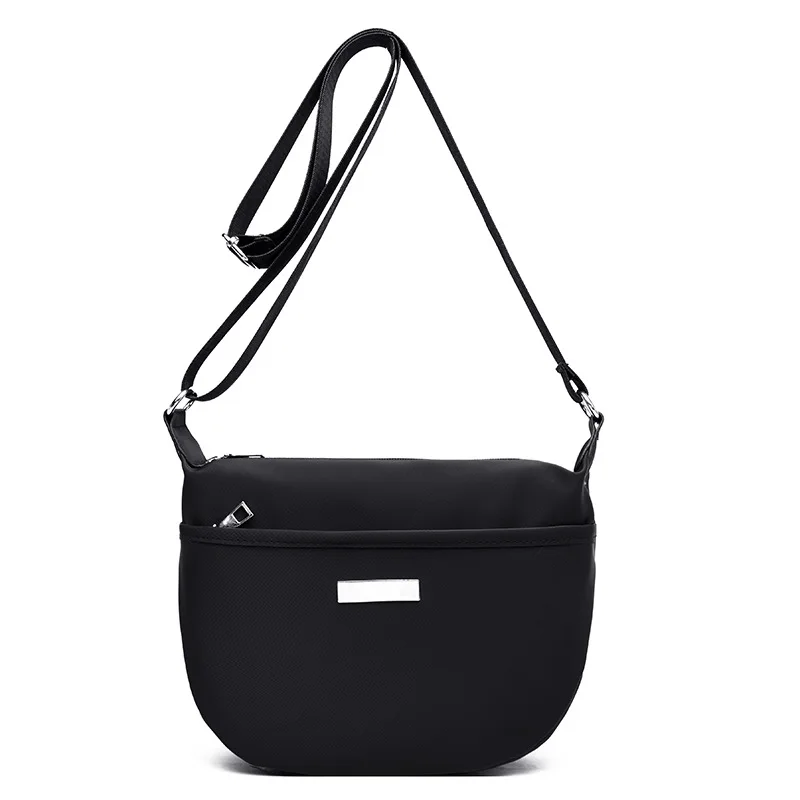Yogodlns Fashion Black Nylon Shoulder Bags Women Handbag Classical Sports Messenger Bag Satchels Ladies Cross-body Sling bag