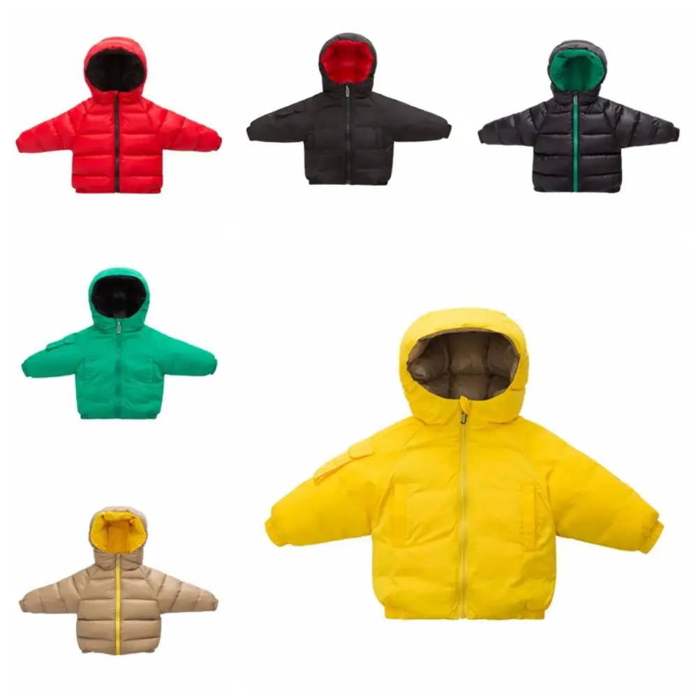 

Toddler Baby Jacket Coat Cotton jacket Polyester Fabric Autumn Winter Down Warm Padded Thick Unisex Outerwear Clothes
