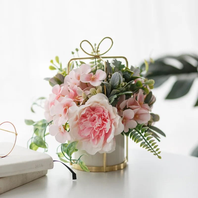 100Pc  2"Camellia Heads Silk Peony Artificial Flowers Wedding Bouquet Home Décor 