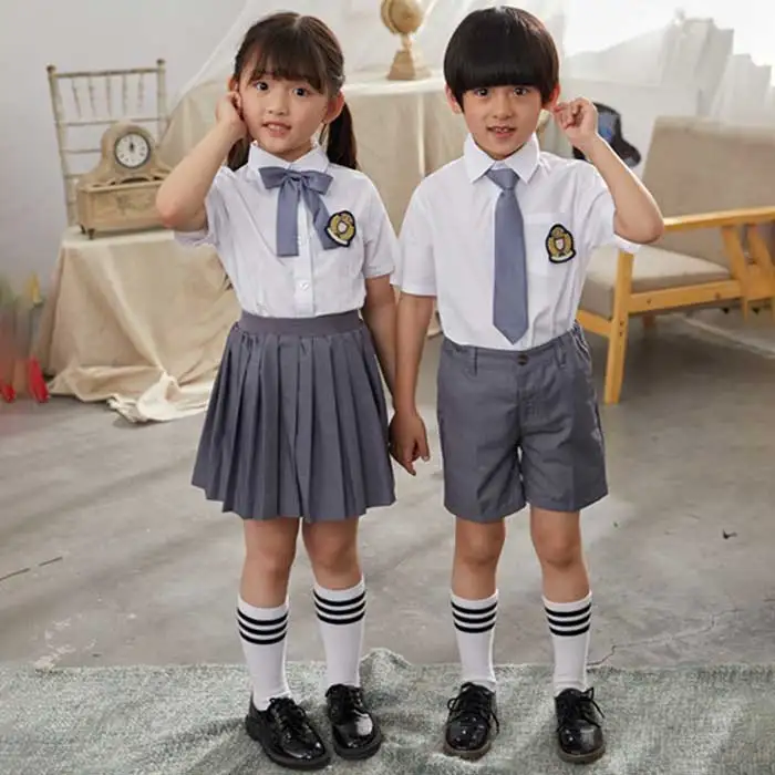 

Autumn Kindergarten Uniform Primary Secondary School Chorus Performance Costumes England Style Children School Uniforms