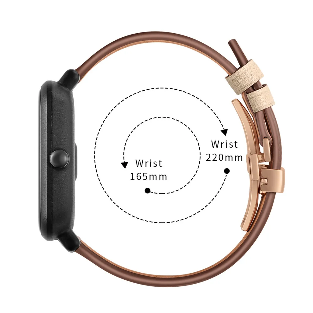 QuickRelease мягкий Премиум кожаный ремешок сменный ремешок для Huami Amazfit Bip браслет ремешок фитнес-трекер# G20