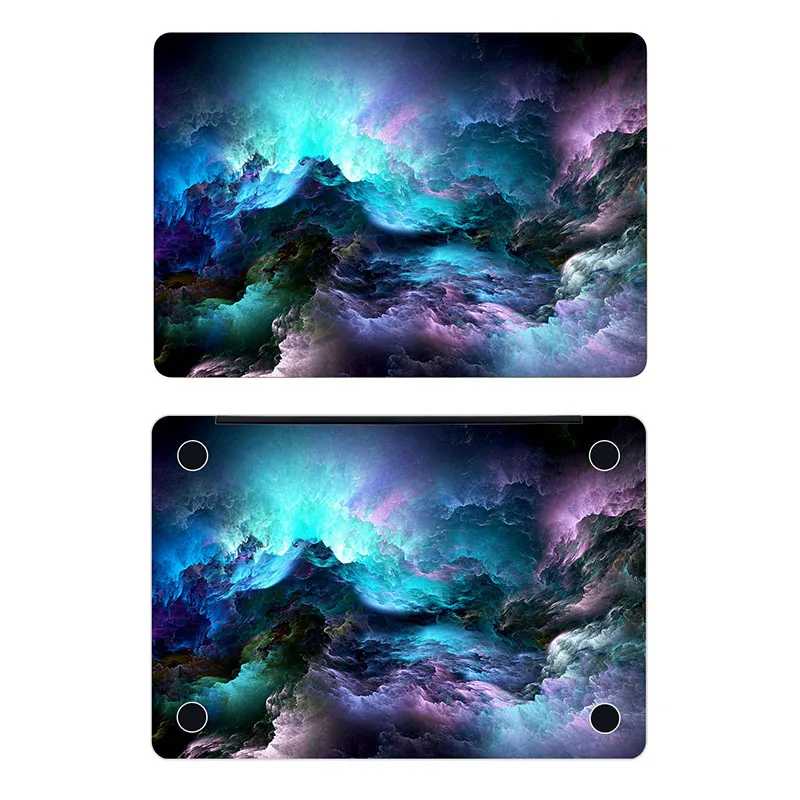 Фэнтези Аврора Borealis Ноутбук наклейка полное покрытие кожи для Macbook Pro Air retina 11 12 13 15 дюймов Mac книга Ноутбук наклейка - Color: AD side