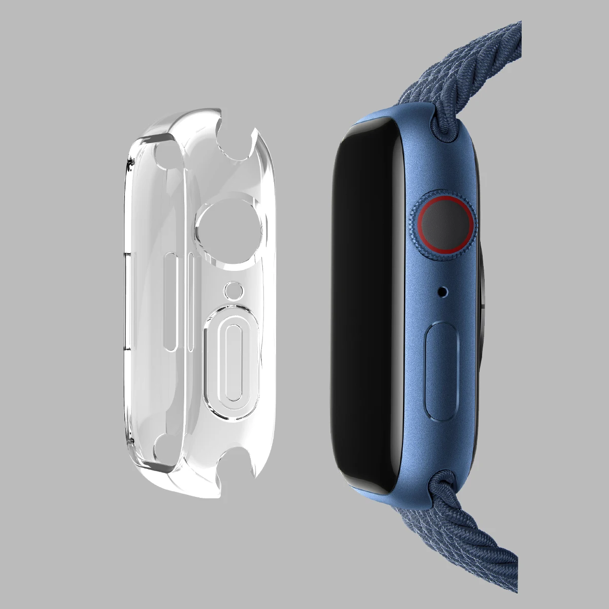 ÿġ ø 7  Ʈ TPU ̽, ̿ġ  Ŀ,   ȣ , ũ  , 41mm, 45mm