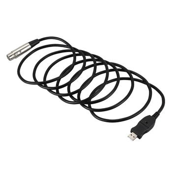 

NEW-3M MIC USB Microphone Link USB Cable Male to XLR Female