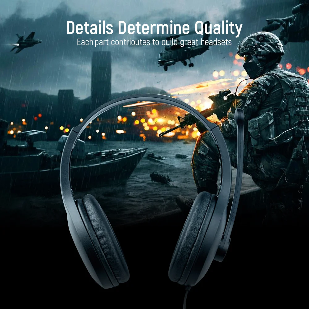 Wired Game Headphone PS4 Gaming Headset Deep bass Stereo Earphone With Micphone For PC phone SWIHT XBOX ONE Table GT