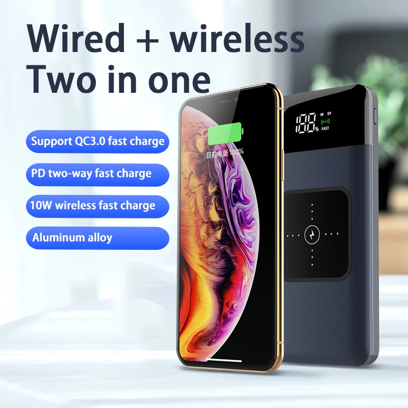 

CASEIER 16000mAh QC 3.0 Fast Charging Portable Charger For iPhone X Quick Charge Portable Battery Powebank For Xiaomi Power Bank