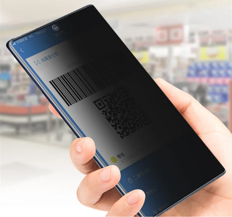 

2019 Privacy Screen Protector Film for Samsung Galaxy Note 10 Plus HD Full Cover Hydrogel Anti-peeping Protective Film