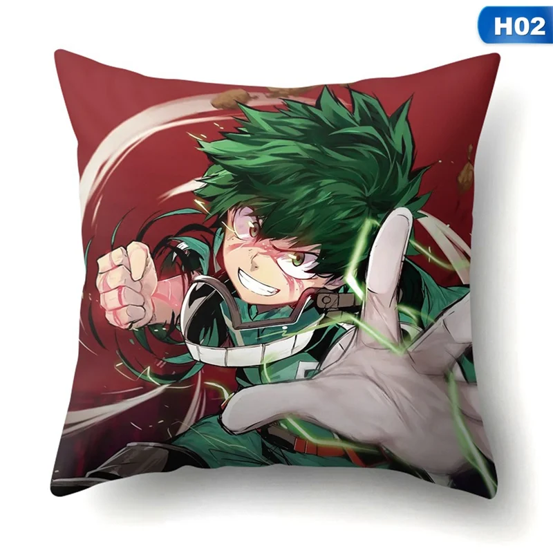 Подушка для подушки чехол 45*45 см манга Boku No Hero Academia My midoria Ikuhisa|Наволочка| |