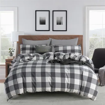 

2020 New Style Chinese Washed Cotton Four Piece Home Textiles Set Bedding Article king size comforter set full