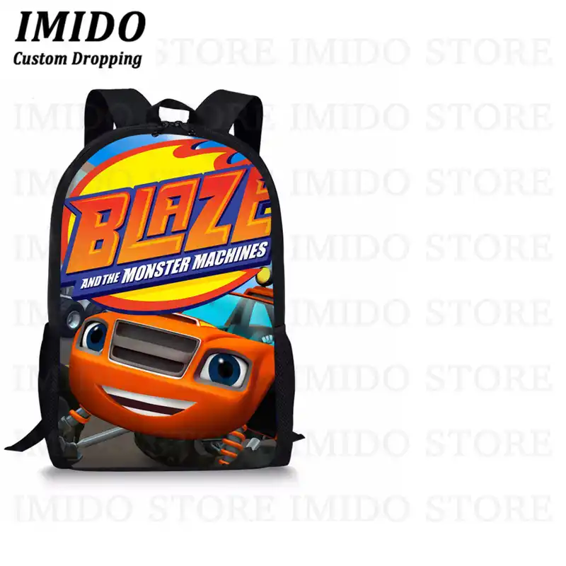 blaze monster truck backpack