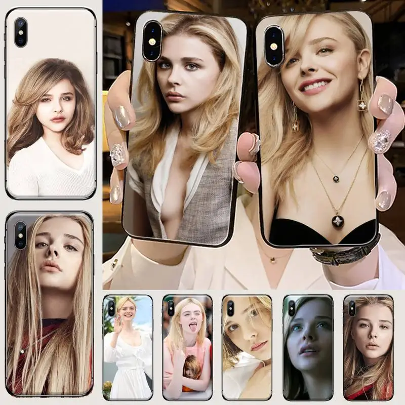 sexy girl Chloe Grace Moretz Phone Case for iPhone 11 12 mini pro XS MAX 8 7 6 6S Plus X 5S SE 2020 XR | Мобильные телефоны и