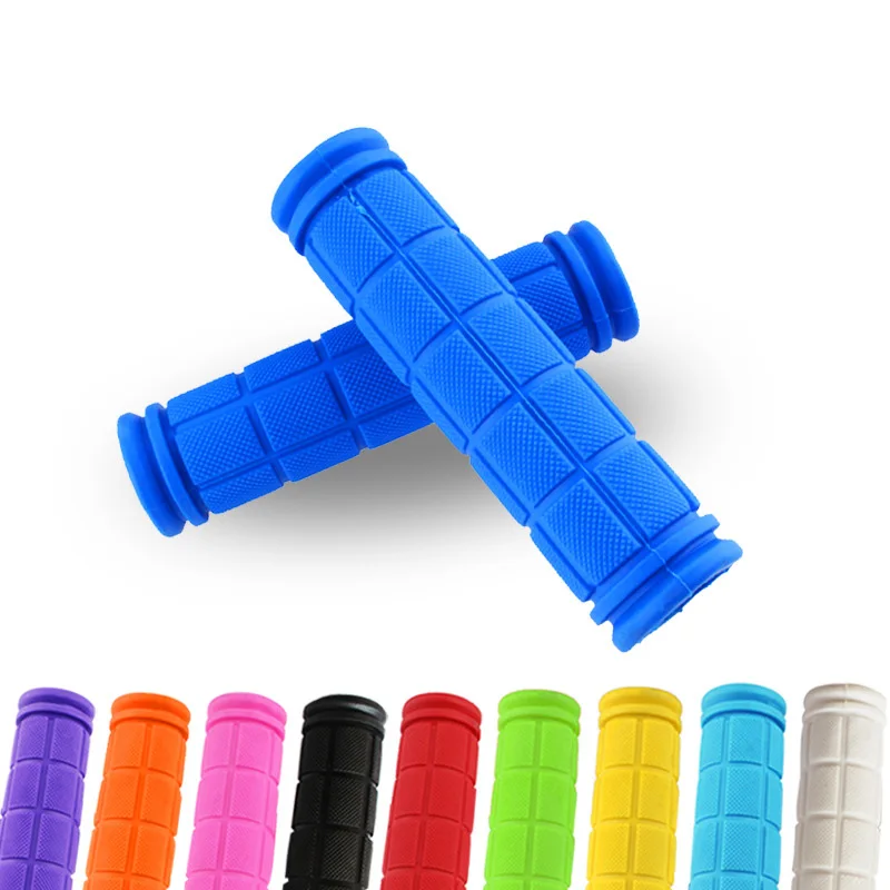 Bicycle handlebar grips 1Pair Anti-skid Bike Handle Bar Grips Rubber Covers BMX MTB Accessories