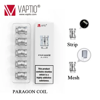 

10PCS Original Vaptio Paragon Coil Head Core 0.15ohm 0.2ohm Mesh/Strip Coils For Paragon tank Vaper Kit Replacement Core