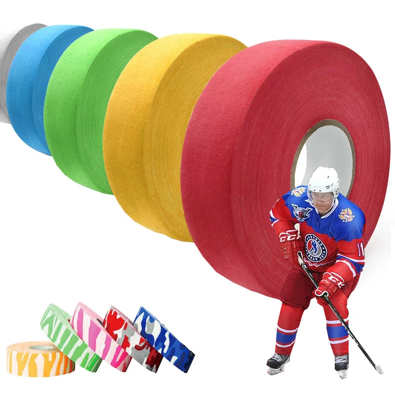 Ice Hockey Stick Tape Badminton Baseball Handle Bike Grip Handlebar Tape Steering Wheel Cover Anti-slip Cloth Sticky Rubber