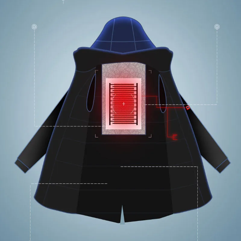 Youpin Supiele Heating Down Jacket Men Womens Coats Winter Super Hydrophobic Anti-Fouling 3-Speed Smart Temperature Control Coat