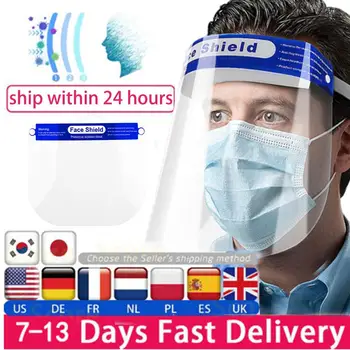 

Anti Infection Face Shield Practical Anti-fog Splash Proof Headloop Protective Mask Face Shield High Quality mask for Kids Adult