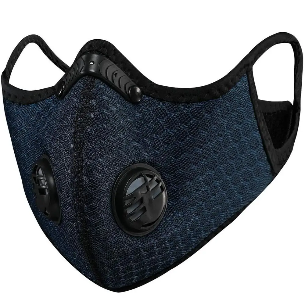 Dust With 4 Filters Half Bicycle Cycling Face Masks Breathable Reusable Activated Carbon Dustproof Respirator #5I13 | Спорт и
