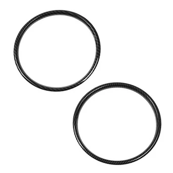 

Car ABS Carbon Fiber Instrument Panel Decoration Trim Ring Fit For Ford Mustang 2015 2016 2017 2018