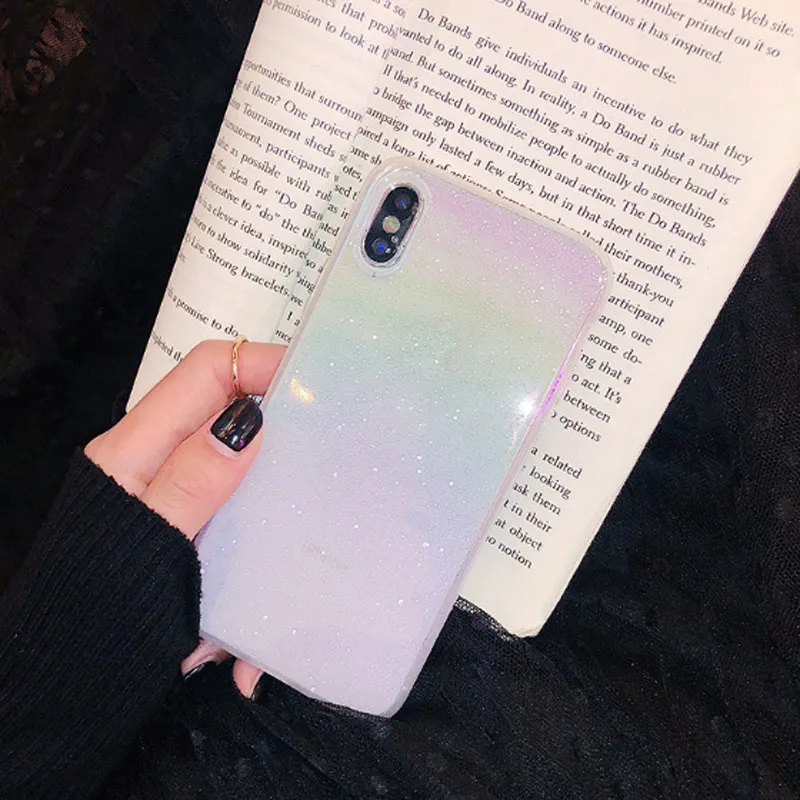 Подходит для iphone6 6s 7 8 p x xs xr max Чехол для мобильного телефона стерео капли воды Красочный прозрачный чехол для мобильного телефона