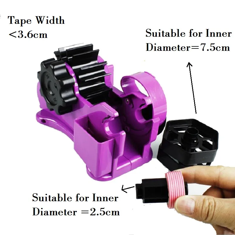 Полуавтоматический диспенсер ленты с 35 мм фиксированной длины резак ленты и свободной длины резак Настольный Резак офисная упаковка, случайный цвет