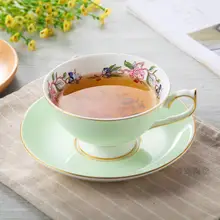 Посуда для напитков, чашки и блюдца, английский стиль, керамическая чашка, кофейная чашка, блюдце, набор таза, кафе, чайная чашка, набор tazas kubek copo, новое кафе