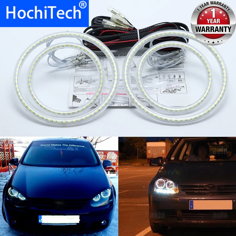 Для Volkswagen Гольф 5 MK5 2003 2009 ультра яркие красные/зеленые/Белый светодиодный глаза
