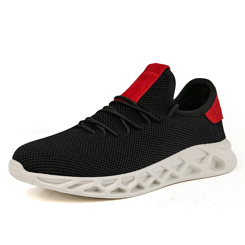 

2019 New Style Autumn Men Breathable Fly Woven Athletic Shoes Men's Fashion Casual Shoes Youth Low Top Shoes