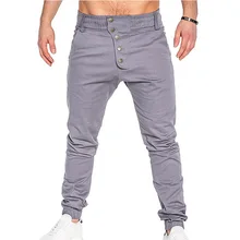 WENYUJH, мужские модные штаны, повседневные, на пуговицах, джоггеры, карго, Qunique дизайн, мужские тренировочные штаны,, новые осенние джоггеры, брюки