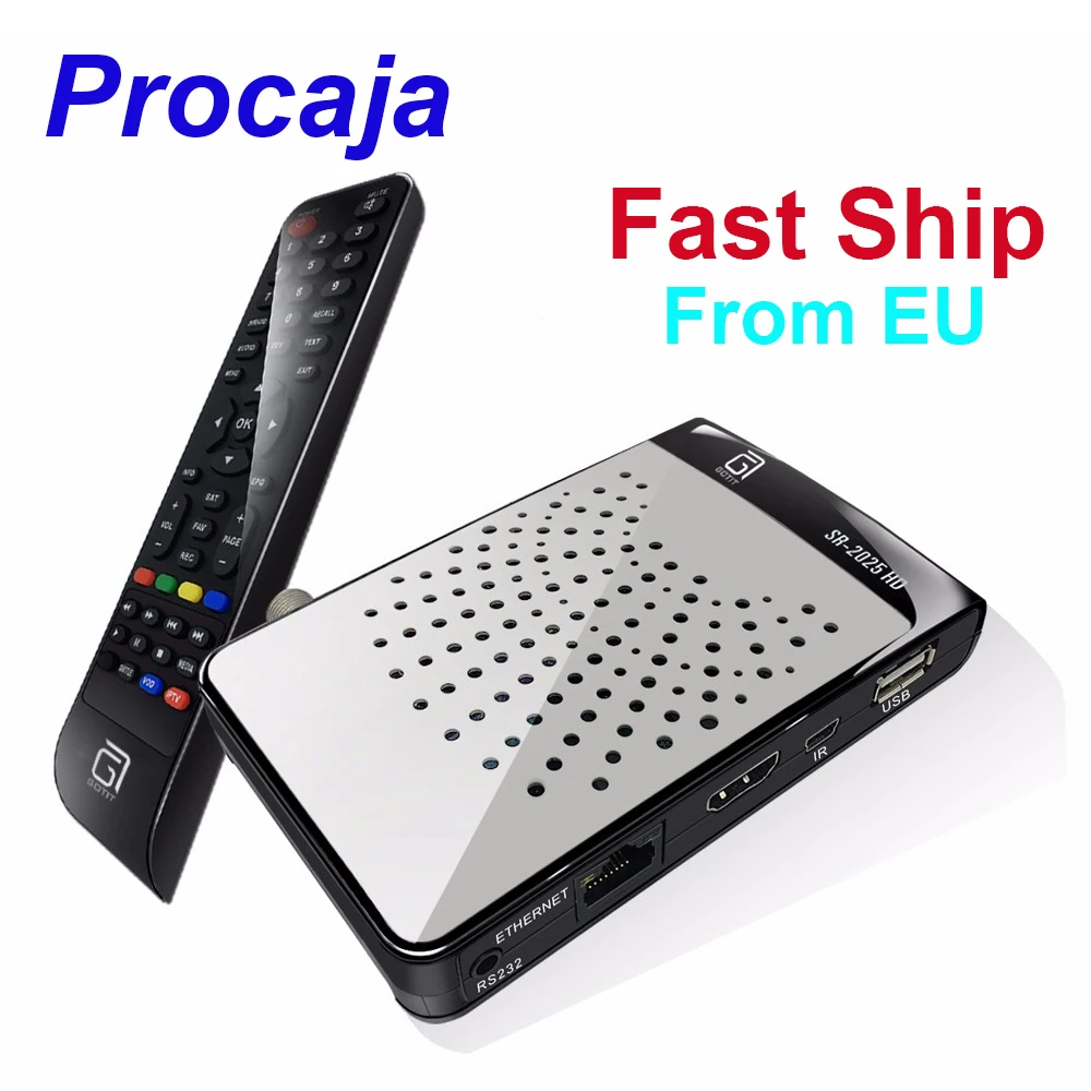 Спутниковый ресивер Procaja SR2025 Smart tv Box MINI DVB-S2 SR2025 Sunplus1507A H.265 спутниковый ресивер