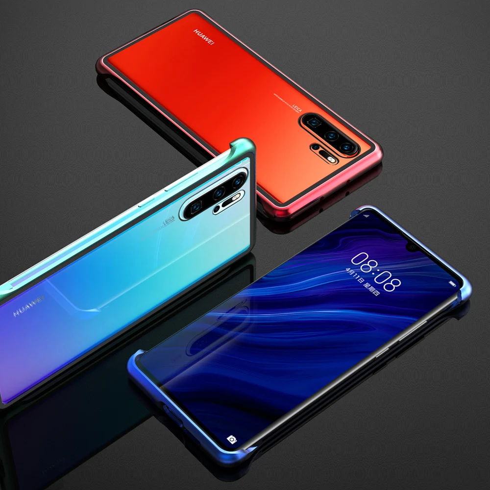Магнитный чехол P30 для huawei P30 Pro, чехол, Безрамное металлическое стекло P30Pro, задняя крышка, прозрачный чехол P30, чехол для huawei P30 Pro Funda